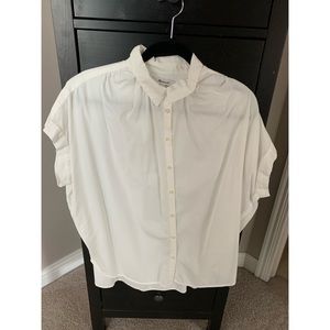 Madewell central shirt white size large